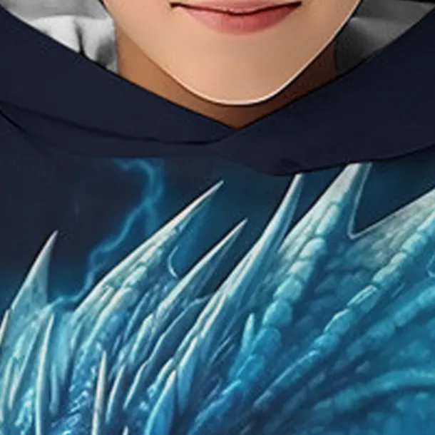 Boys 3D Dragon Hoodie Pullover Long Sleeve 3D Print Spring Fall Fashion Streetwear Cool Kids 3-12 Years Hooded Outdoor Casual Daily Regular Fit