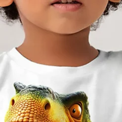 Boys 3D Graphic Animal Dinosaur T shirt Tee Long Sleeve 3D Print Summer Spring Fall Sports Fashion Streetwear Kids 3-12 Years Outdoor Casual Daily Regular Fit