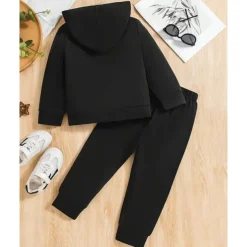 Boys 3D Graphic Hoodie & Sweatpants Set Sports Suit Tracksuits Long Sleeve Spring Fall Daily Basic Casual Kids 4-12 Years Hooded Outdoor Vacation Sports Tailored Fit