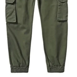 Boys 3D Graphic Letter Pants Spring Fall Active Basic Cotton Kids 4-12 Years Casual Daily Regular Fit