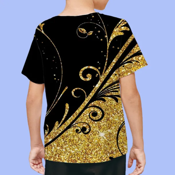 Boys 3D Graphic T shirt Short Sleeve 3D Print Summer Spring Active Sports Fashion Kids 3-12 Years Outdoor Daily Indoor Regular Fit