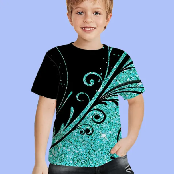 Boys 3D Graphic T shirt Short Sleeve 3D Print Summer Spring Active Sports Fashion Kids 3-12 Years Outdoor Daily Indoor Regular Fit