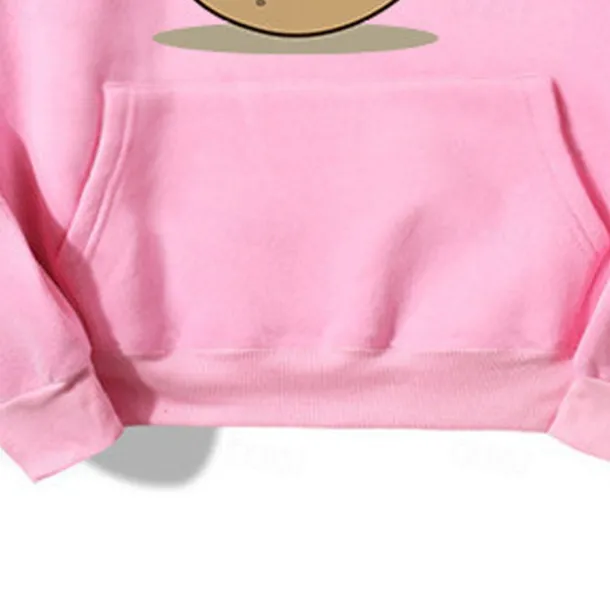 Boys 3D Potato Hoodie Long Sleeve 3D Print Fall Winter Fashion Cute Kids 3-13 Years Outdoor Daily Regular Fit