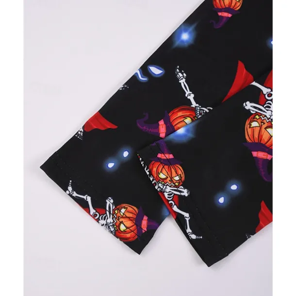 Boys 3D Pumpkin Pajama Sets Tee & Pants Pajama Sets Long Sleeve 3D Print Fall Winter Active Basic Polyester Kids 4 years+ Crew Neck Home Daily Regular Fit