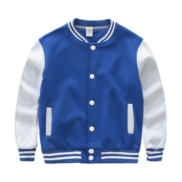 Boys' 3D Striped Coat Long Sleeve Fall Active Vintage Kids School Daily