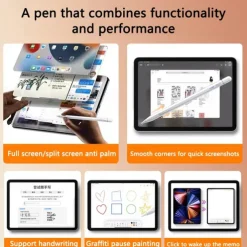 BP-16 Universal Stylus Pens for Touch Screens Fine Point Active Smart Digital Pencil Compatible For iPad and Most Tablet