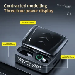 BQ30 Upgrade 5.3 TWS Bluetooth Earphones LED Wireless Headphones Waterproof Sports Earbuds Headsets With Microphone