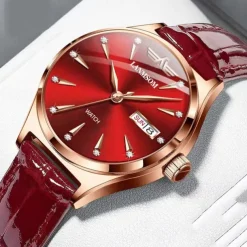 Brand Trend Fashion Women's Watch Sports Dual Calendar Waterproof Fully Automatic Luminous Steel Strip Women's Watch