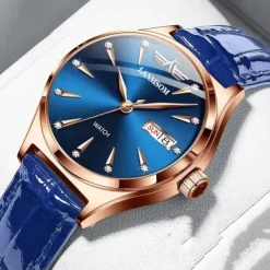 Brand Trend Fashion Women's Watch Sports Dual Calendar Waterproof Fully Automatic Luminous Steel Strip Women's Watch