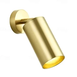 Brass Small Spotlights Led Living Room Cafe Bar Golden Track Lights Homestay Decoration Bright Down Light