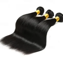 Brazilian Hair 1 Bundle Straight 7A Natural Black Hair Curtain 100G 8-28 single piece