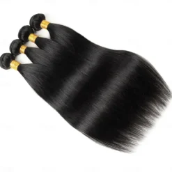 Brazilian Hair Human Hair Straight Hair 4 Bundle Combination Hair Curtain Hair Bundle