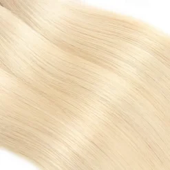 Brazilian Human hair 613# Blonde hair bundle Straight hair 3 bundle 10-28inch