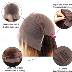 Brazilian Raw Remy Hair Wavy Highlight Ash Blonde Glueless 5x5 Lace Closure Glueless Wigs Colored 13x4 Lace Frontal Wig Pre-Plucked For Women