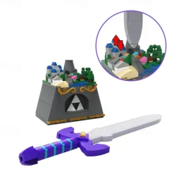 Breath of The Wild Link Building Sets for Adults Kids Link Minifigure Building KitGame Player Collection Creative Building Blocks Model Toys