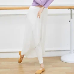 Breathable Activewear Skirts Pure Color Splicing Women's Training Performance High Cotton Blend Tulle