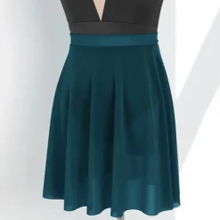 Breathable Ballet Activewear Skirts Solid Women's Training Performance High Nylon Womens' Daily Skirts