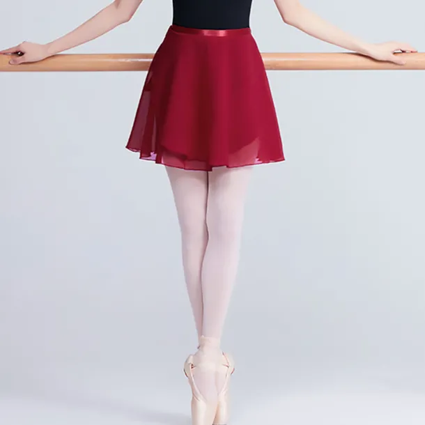 Breathable Ballet Skirts Solid Women's Training Performance High Nylon