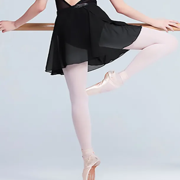 Breathable Ballet Skirts Solid Women's Training Performance High Nylon