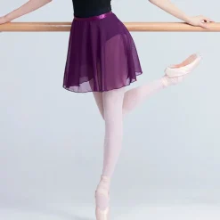 Breathable Ballet Skirts Solid Women's Training Performance High Nylon