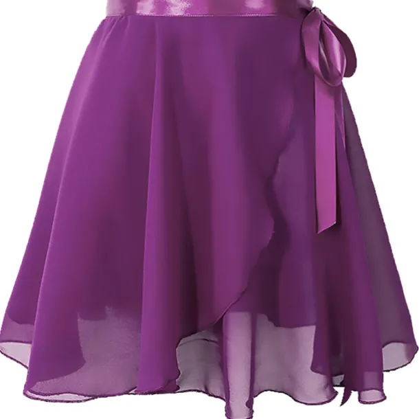 Breathable Ballet Skirts Solid Women's Training Performance High Nylon