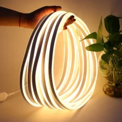 BRELONG® 5m Flexible LED Light Strips 600 LEDs 1pc Warm White White Red Waterproof Party Decorative 220-240 V