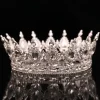 Bridal Crown Wedding Dress Headdress Birthday Adults' Ceremony Versatile Rhinestone Hair Band Luxury Round Crown