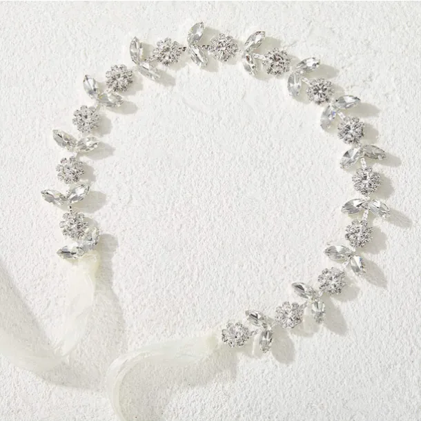 Bride Wedding Headband Rhinestone Bridal Bridesmaid Hair Clips Accessories Party Hair Accessories Headpieces for Women