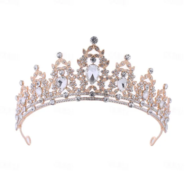 Brides Crowns Headpieces Birthdays Cross-Border Weddings Headbands Accessories Queen Wedding Alloy Headpieces Hair Accessories Crowns Etc