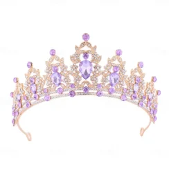 Brides Crowns Headpieces Birthdays Cross-Border Weddings Headbands Accessories Queen Wedding Alloy Headpieces Hair Accessories Crowns Etc