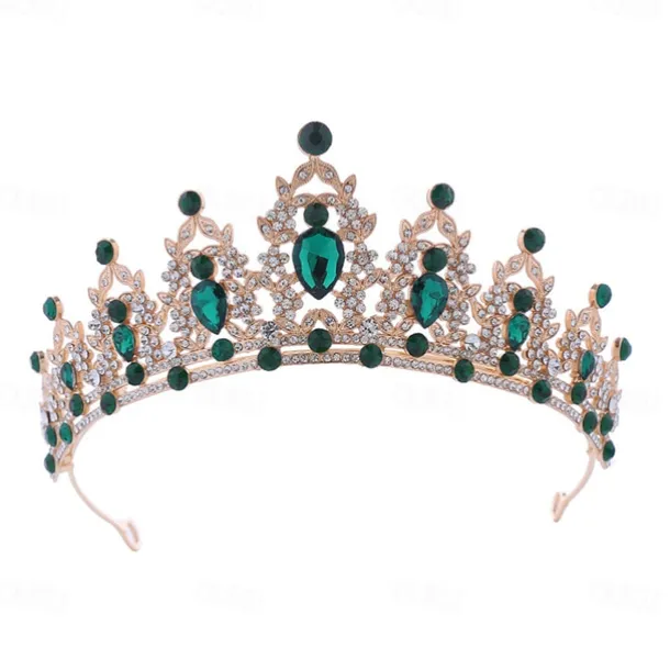 Brides Crowns Headpieces Birthdays Cross-Border Weddings Headbands Accessories Queen Wedding Alloy Headpieces Hair Accessories Crowns Etc