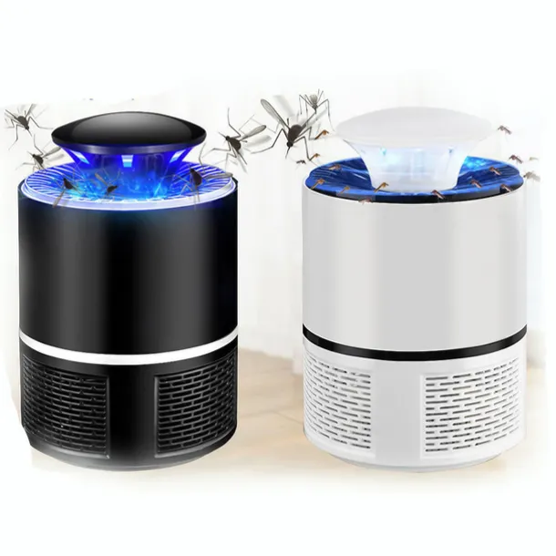 Bug Zapper Automatic Indoor Insect Trap - UV Black Light & Fan Mosquito, Fruit Fly & Gnat Killer with USB Rechargeable