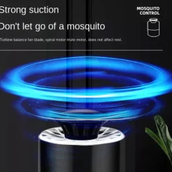 Bug Zapper Automatic Indoor Insect Trap - UV Black Light & Fan Mosquito, Fruit Fly & Gnat Killer with USB Rechargeable