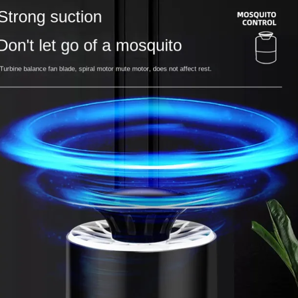 Bug Zapper Automatic Indoor Insect Trap - UV Black Light & Fan Mosquito, Fruit Fly & Gnat Killer with USB Rechargeable