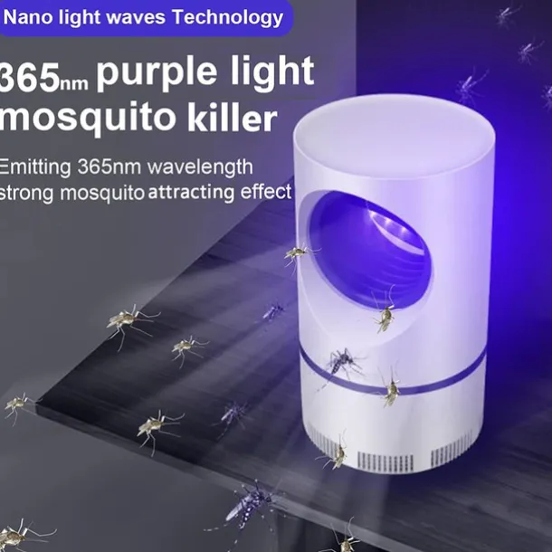 Bug Zapper Electric Indoor Mosquito Insect Trap Killer Lamp LED Mosquito Repellent Lamp Mute Anti Fly Trap Light Bug Zapper USB LED Night Lights