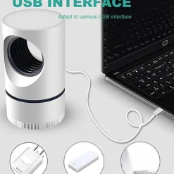 Bug Zapper Electric Indoor Mosquito Insect Trap Killer Lamp LED Mosquito Repellent Lamp Mute Anti Fly Trap Light Bug Zapper USB LED Night Lights