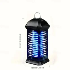 Bug Zapper Electric Mosquito Killer, Indoor and Outdoor Mosquito Killer Electric Shock Mosquito Lamp Household Photocatalytic Mosquito Killer UV Outdoor Mosquito Trap Lamp