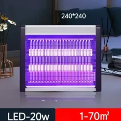 Bug Zapper Indoor, Mosquito, Wasp, Moth, Fruit Fly Trap, High-Voltage, with Mosquito Trap, Suitable for Dining Rooms, Living Rooms, Gardens and Offices