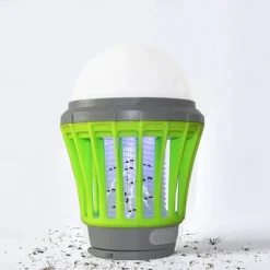 Bug Zapper Mosquito Lamp with USB Charging and Built-in 3.7V Battery Waterproof Design, Adjustable Lighting Modes (20%, 50%, 100%) Portable and Effective Mosquito Repellent