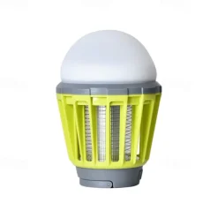 Bug Zapper Mosquito Lamp with USB Charging and Built-in 3.7V Battery Waterproof Design, Adjustable Lighting Modes (20%, 50%, 100%) Portable and Effective Mosquito Repellent