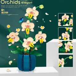 Building Blocks Toys 606 pcs Fuyu Jinlan Boys and Girls Toy Gift Festival and Birthday Gifts for Adults and Kids Ages 6 Up