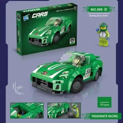 Building Blocks,Children's Assembly Small Particle Diy Racing Car Sports Car Building Block Car Compatible With A Tall Boy And Girl Building Block Toy