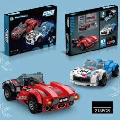 Building Blocks,Children's Assembly Small Particle Diy Racing Car Sports Car Building Block Car Compatible With A Tall Boy And Girl Building Block Toy