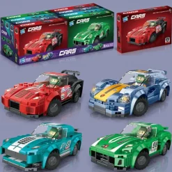 Building Blocks,Children's Assembly Small Particle Diy Racing Car Sports Car Building Block Car Compatible With A Tall Boy And Girl Building Block Toy