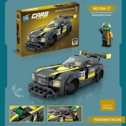 Building Blocks,Children's Assembly Small Particle Diy Racing Car Sports Car Building Block Car Compatible With A Tall Boy And Girl Building Block Toy