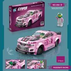 Building Blocks,Children's Assembly Small Particle Diy Racing Car Sports Car Building Block Car Compatible With A Tall Boy And Girl Building Block Toy