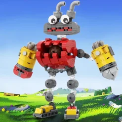 Building Blocks,Explosive My Singing Monsters Assembling Building Block Game Monster Choir Small Particle Building Block Toys