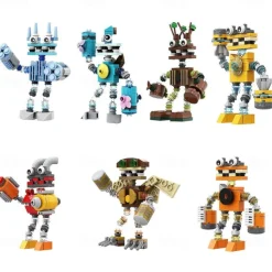 Building Blocks,Explosive My Singing Monsters Assembling Building Block Game Monster Choir Small Particle Building Block Toys