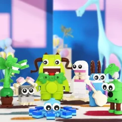Building Blocks,Explosive My Singing Monsters Assembling Building Block Game Monster Choir Small Particle Building Block Toys