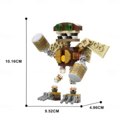 Building Blocks,Explosive My Singing Monsters Assembling Building Block Game Monster Choir Small Particle Building Block Toys